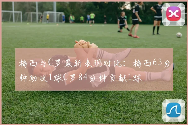 梅西与C罗最新表现对比：梅西63分钟助攻1球C罗84分钟贡献1球